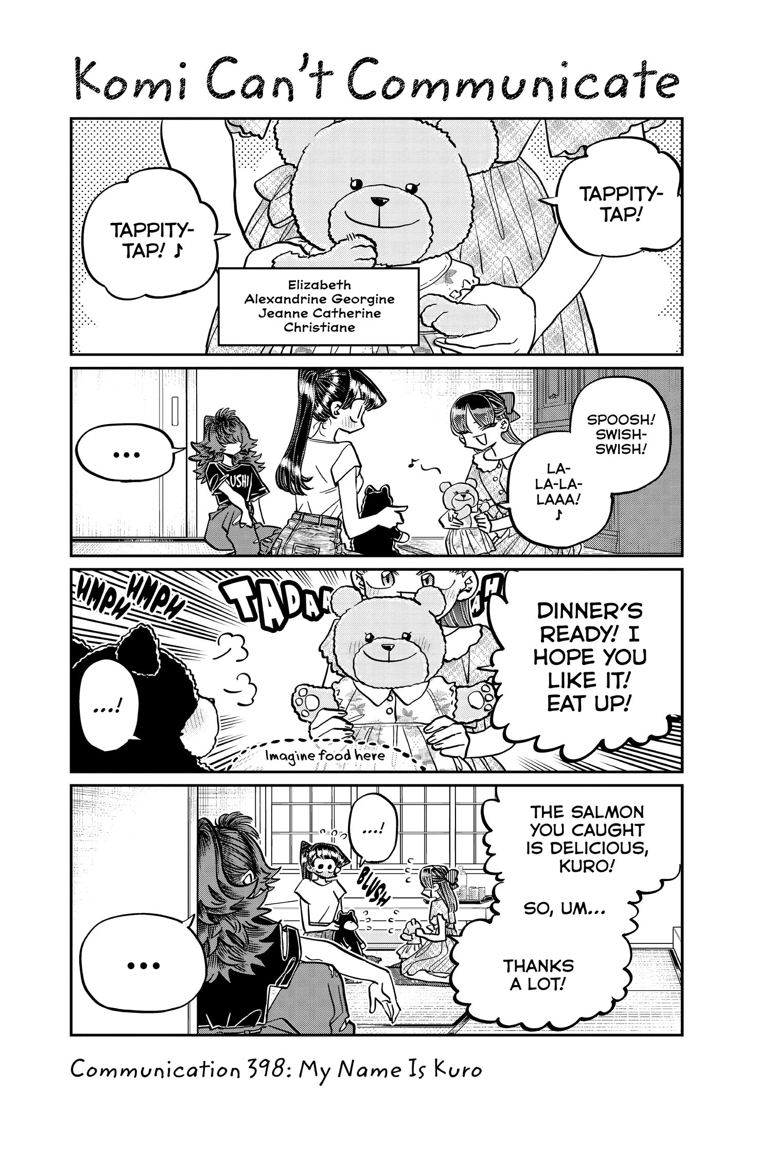 Komi Can’t Communicate, Chapter 398 image 1